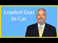 Having a Loaded Gun in Your Car in Massachusetts