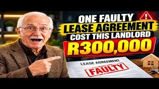 One Faulty Lease Agreement Cost This Landlord R300 000