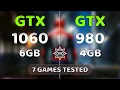 GTX 1060 6GB vs GTX 980 Which One Is Awesome
