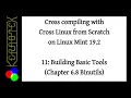 How to build CLFS on Mint 19 2 Part 11 - Building Basic Tools Chapter 6 8 binutils