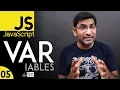 Variables in JavaScript Tutorial in Hindi Urdu - Class