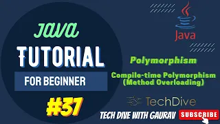 Polymorphism in Java Compile-time Polymorphism Method Overloading OOPs Tutorial