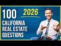 California Real Estate Exam 2026 100 Questions with Explained Answers