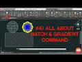 How To Us Hatch Command Gradient Command in AutoCAD Master Hatch in 5 Min