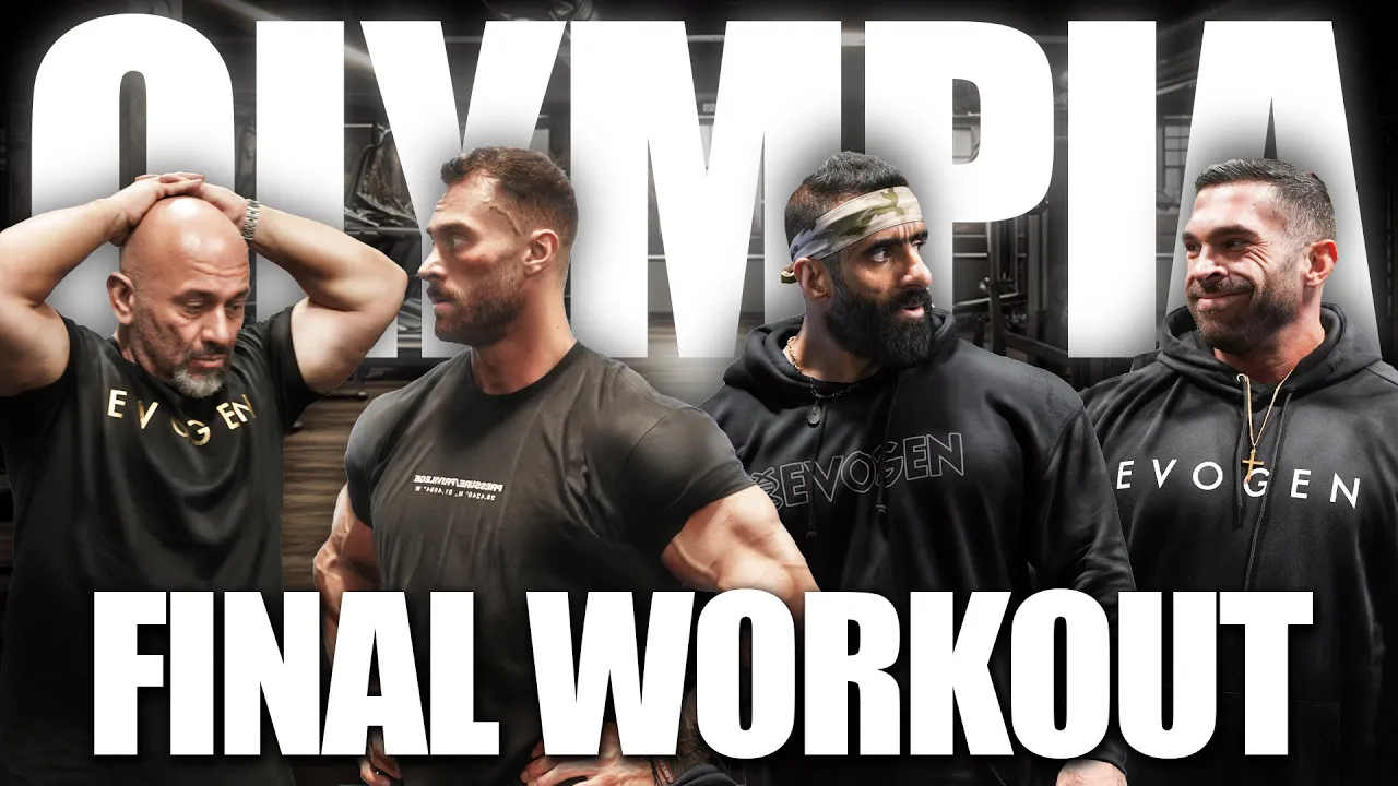 FINAL WORKOUT of OLYMPIA PREP | CBum, Derek Lunsford, & Hadi Choopan