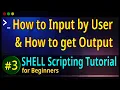 03 How to Input Data by USER in BASH SHELL Script read DATA