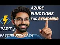 Azure Functions Part 3 - Passing JSON Data Office365 Guide