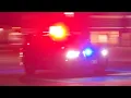 Michigan State police unit responding to a crash