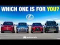 Lexus NX vs RX vs TX vs GX Hands-on Comparison