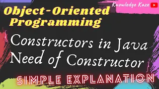 Constructors in Java Simple Explanation with Example Java