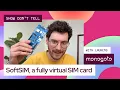 SoftSIM a fully virtual SIM card Monogoto