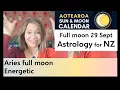 Full moon 29 September - Astrology New Zealand Aotearoa 2023