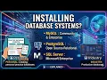 How to Install Databases for BeginnersMySQL PostgreSQL SQL Server