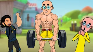 Motupatlu - Patlu Bodybuilder Drawing | How To Draw Motupatu | Toons Funny Drawing Episode