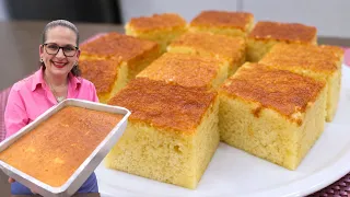 BOLO FOFINHO DE IOGURTE COM CALDA DE LARANJA! SUPER FÁCIL DE FAZER! - Isamara Amâncio