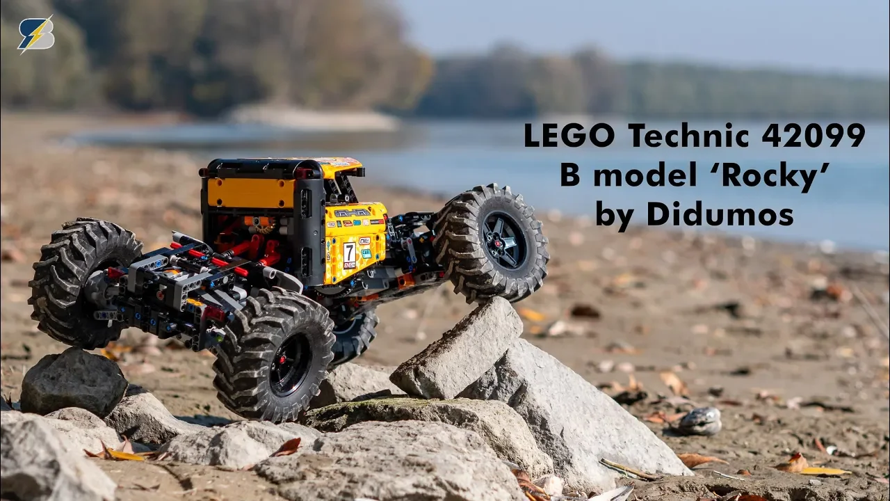 LEGO Technic 9398, 4x4 Crawler Review (Sand Crawling - Bonus Video). 