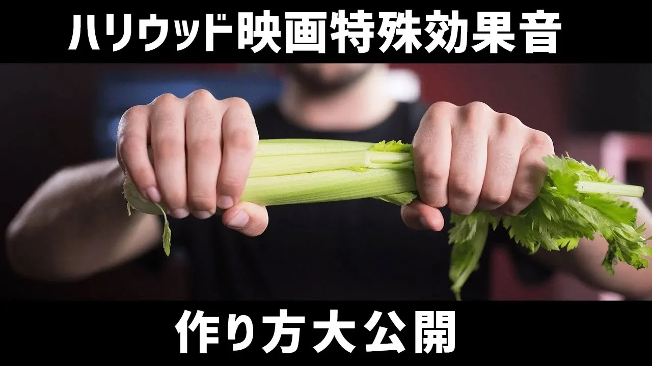 ハリウッド映画特殊効果音の作り方を大公開！