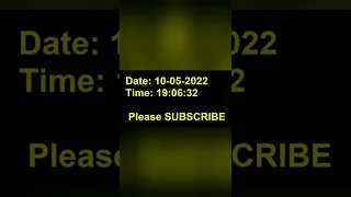 Digital Clock Design Using Python TRETAION Shorts