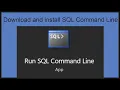 download and install SQL command line