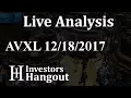 AVXL Stock Live Analysis 12-18-2017