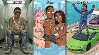 NOOB vs PRO vs HACKER - Rap Star