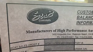 Ford 331 Scat Stroker Block Clearance 1-94055BE
