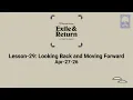 Exile and Return Lesson-29 Looking Back and Moving Forward Apr-27-26