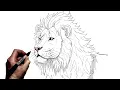 How To Draw A Lion Step By Step