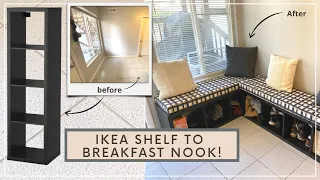 IKEA KALLAX SHELF TURNED BREAKFAST NOOK BENCH