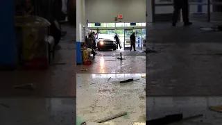 Vehicle being removed from Walmart Coldwater MI 2018
