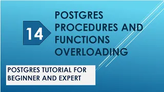 postgres procedures overloading postgres functions overloading postgres postgresql tutorial