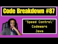 Code Breakdown - Speed Control