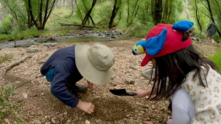 First time fossicking - Oberon