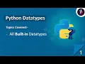 Python Tutorial for Beginners in Hindi Built in Datatypes in Python Python Tutorial in Hindi