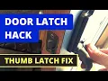 Thumb Latch Door Handle Won t Retract - SOLVED Household Hack