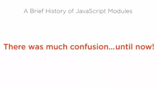 Course JavaScript Module Fundamentals