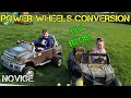 UPDATED Power Wheels 18v Ryobi Conversion