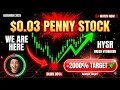 0 03 Penny Stock To Watch Now December 2025 SunHydrogen - HYSR Stock