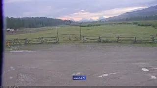Teton Time Lapse of sunset view from Turpin Meadow on August 14 2026