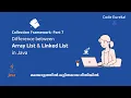 Difference between ArrayList and LinkedList Collections Part 7 Malayalam Code Eureka