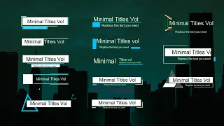 top 22 free minimal title green screen