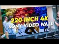 Download Lagu SONY 220 Inch 4K Video Wall and 100 Inch Bravia TV Walkthrough!