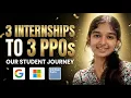 How She Got 3 Internships and 3 PPOs Google Microsoft Goldman Sachs Un-Cut Podcast