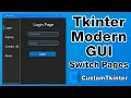 How to Build a Modern Multi-Pages GUI with Python and CustomTkinter Part-1