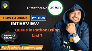 How to Implement Queue in Python using List Enqueue Dequeue Explained Easy
