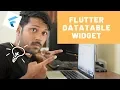 Flutter Datatable Widget Columns Rows Flutter App Tutorial