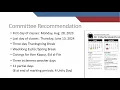 December 7 2022 Agenda Item 7 05 2023-2024 School Year Calendar Excerpt from Bd of Ed Meeting