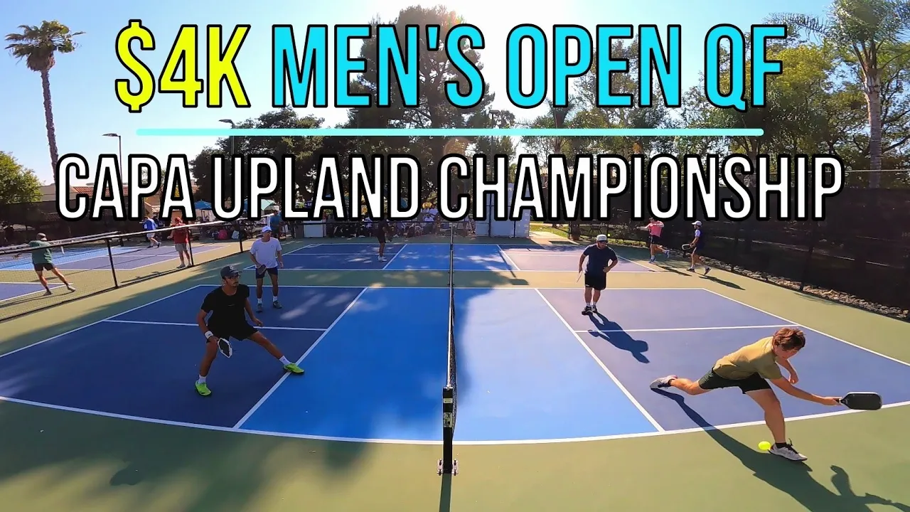 $4K Men’s Open Quarterfinal Erik/Derek vs Carl/Mark CAPA Upland Championship