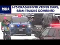 I-75 crash Nearly 50 vehicles in accident scene caused by snow squalls