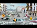 Download Lagu Spain Drowns in Rain! Ibiza Airport Underwater, Flash Flood Sweeps Cars into the Sea